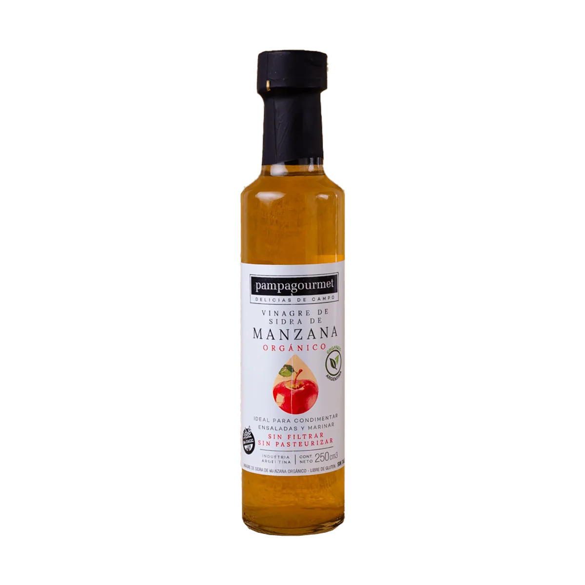 Vinagre de manzana 250ml PampaGourmet 